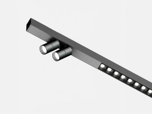 Экструдированный алюминиевый светодиодный потолочный светильник