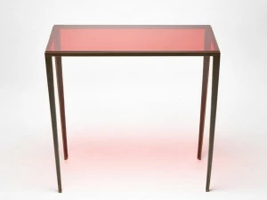 REDA AMALOU DESIGN Прямоугольная стеклянная консоль