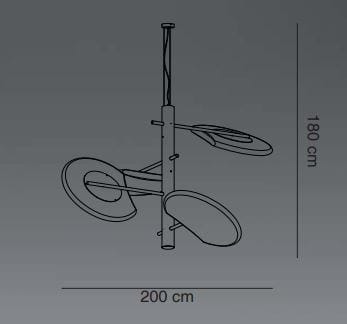 Светодиодный подвесной светильник Alma light SuperMoon ARCH-00032234 - Вид №4