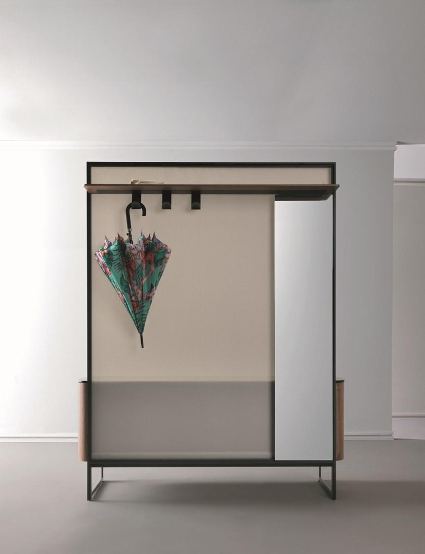 Caccaro Вешалка из орехового дерева с распашными дверцами Sideview sun-id-1512205 - Вид №2