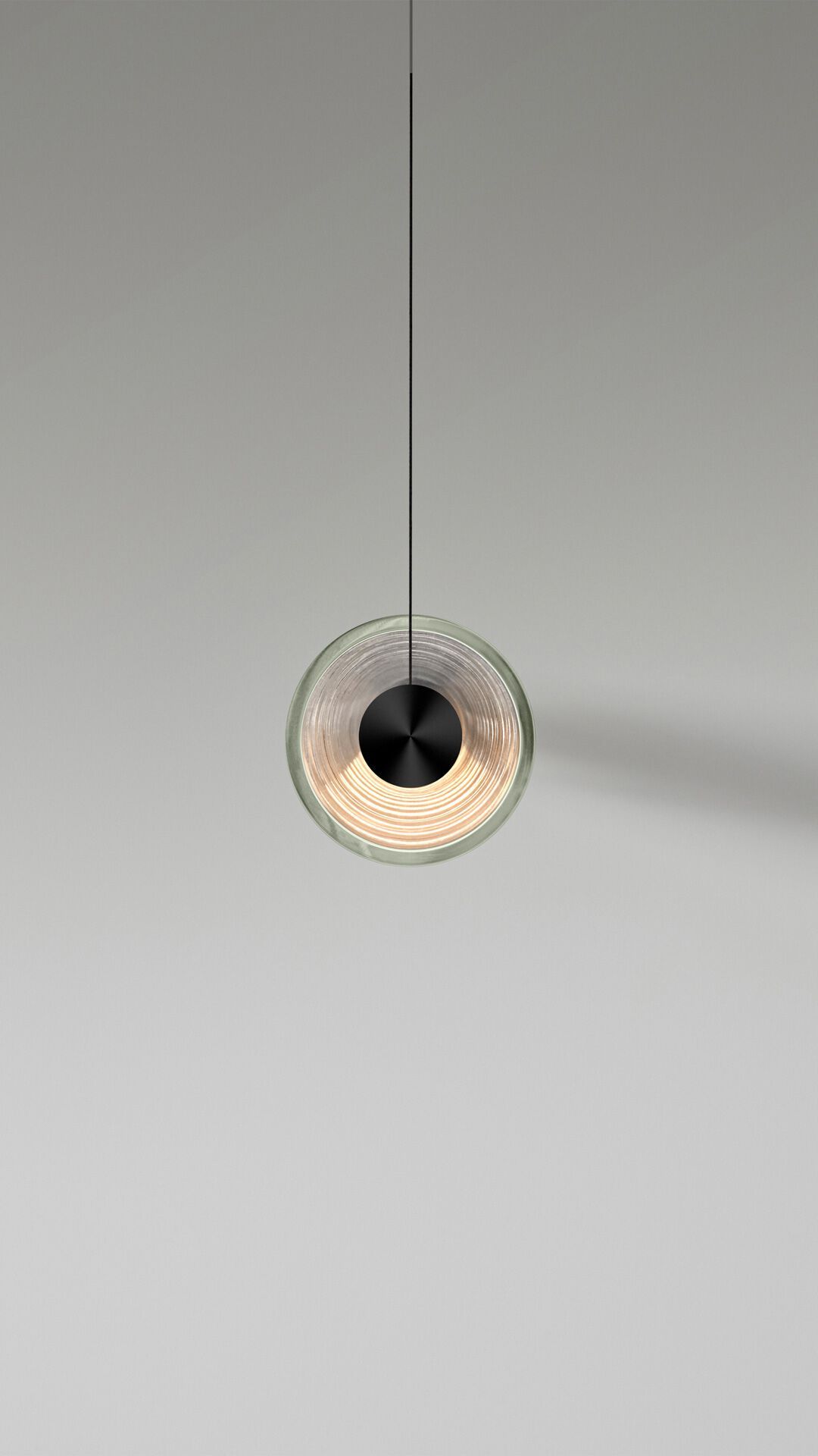 Алюминиевый и стеклянный подвесной светильник Arkoslight Loop ARCH-00007648 - Вид №11