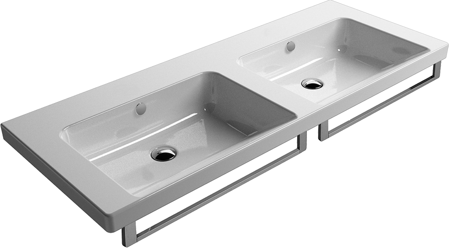 8625111 Подвесная раковина настенная овальная GSI ceramica Norm белая - Вид №2