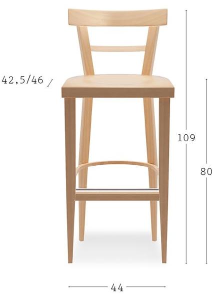Billiani Табурет из бука Cafè sun-id-1421744 - Вид №2
