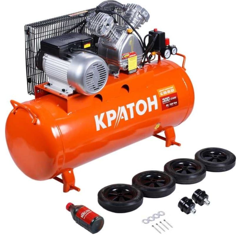 Компрессор поршневой масляный Кратон AC-300-100-BDV 9024848 STDN-0076209 - Вид №5