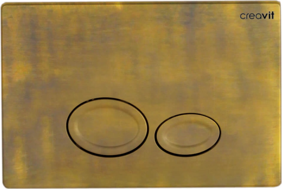 GP2007.00 Кнопка для инсталляции DROP бронза Creavit Drop - Вид №1