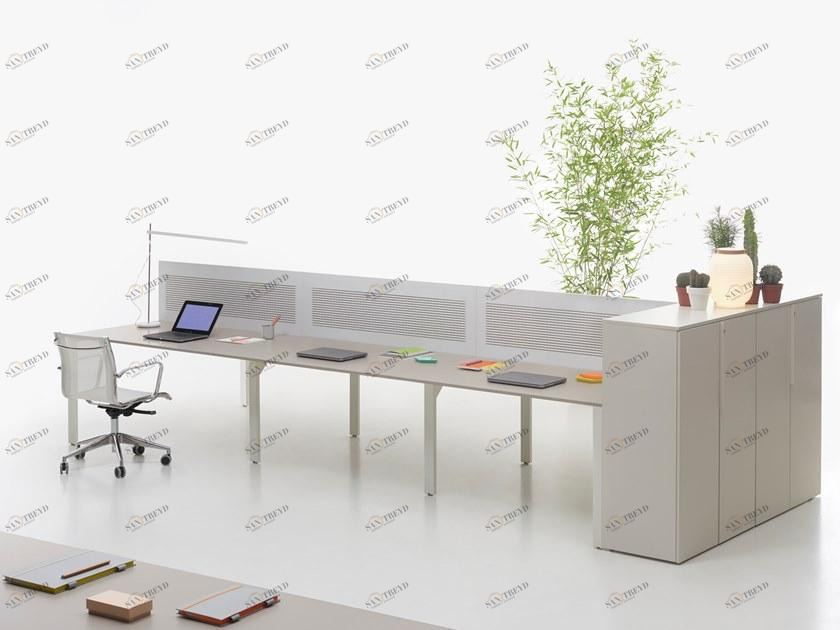 Manerba Несколько рабочих станций с разделительными панелями You-eco sun-id-1435276