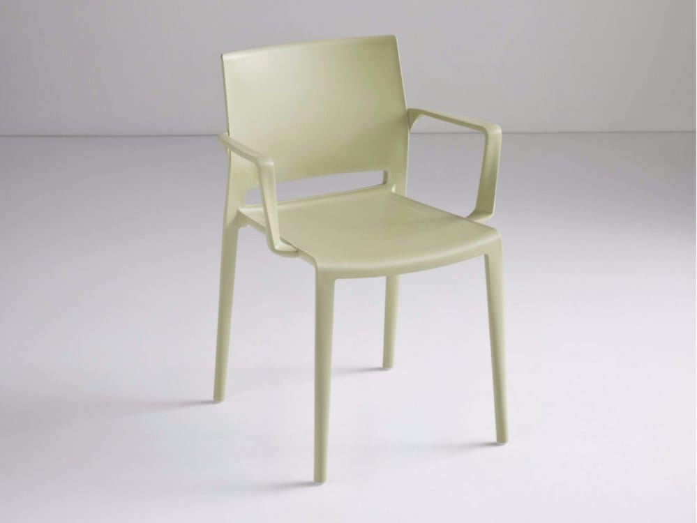 Штабелируемый стул из инженерного пластика с подлокотниками GABER Bakhita ARCH-00068158 - Вид №8