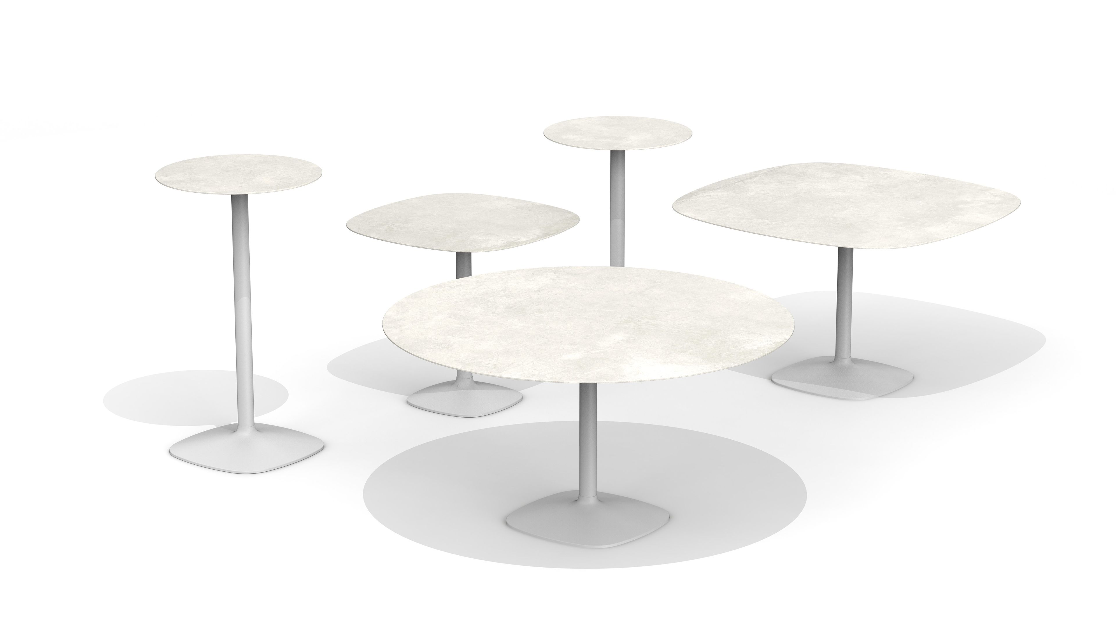 Высокий круглый керамический стол Desalto ELLIS ARCH-00060242 - Вид №3