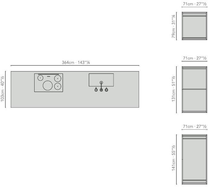 TM Italia Cucine Лакированная кухня с островом T30 sun-id-1431925 - Вид №6