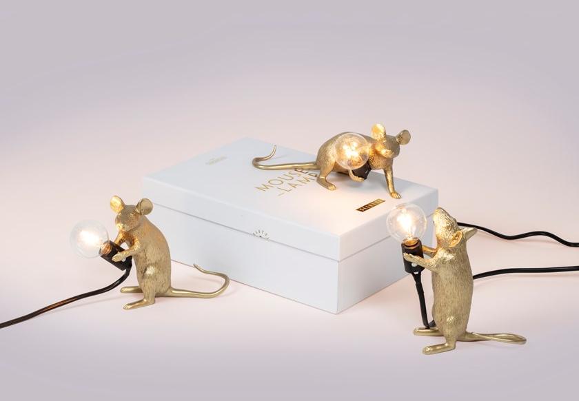 Seletti Светодиодная настольная лампа из смолы Mouse lamp sun-id-1347919 - Вид №13