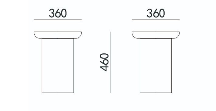 Квадратный журнальный столик из массива дерева HC28 maison STAGE ARCH-00107790 - Вид №2