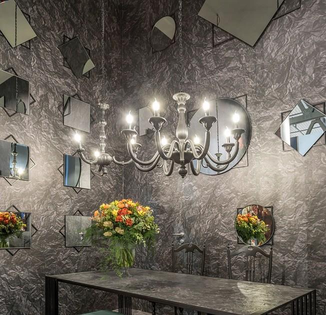 MOMENTI Зеркало / картина из металла The black attitude sun-id-1383897 - Вид №5