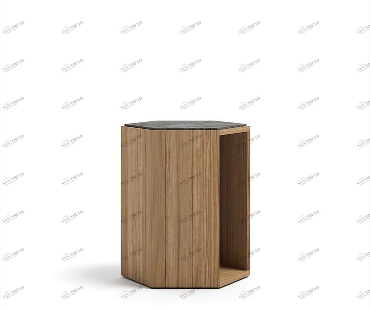 Atmosphera Садовый журнальный столик из тика с отделением для хранения Zeta Ze.sr