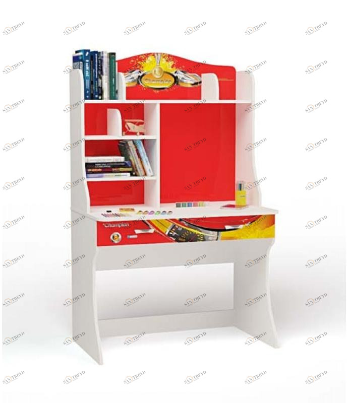 Стол с надстройкой ABC-KING Champion, красная 4631148150225