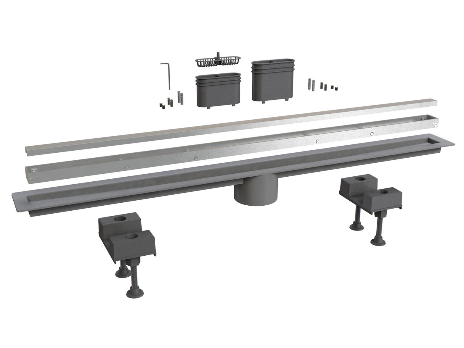 Алюминиевый слив для душа Bonomini Canalissima ARCH-00140215 - Вид №1