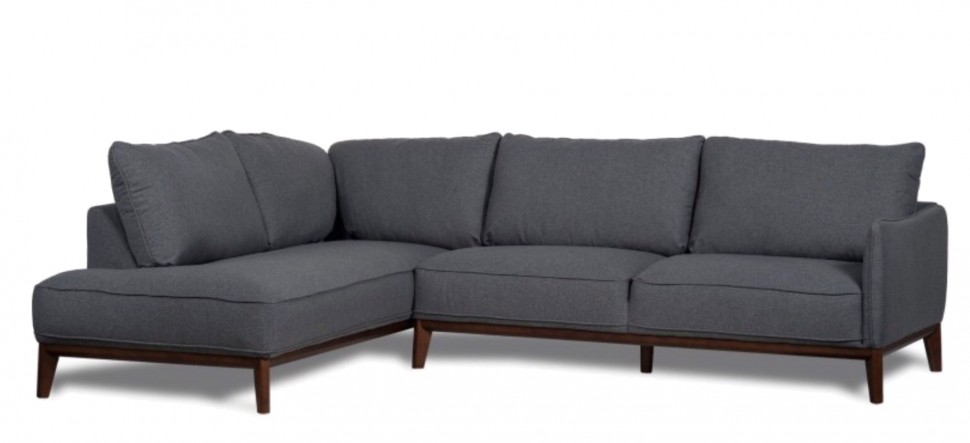 Диван Monument угловой темно-серый ICON DESIGNE ДИЗАЙНЕРСКИЕ 178070 Серый  - Вид №1