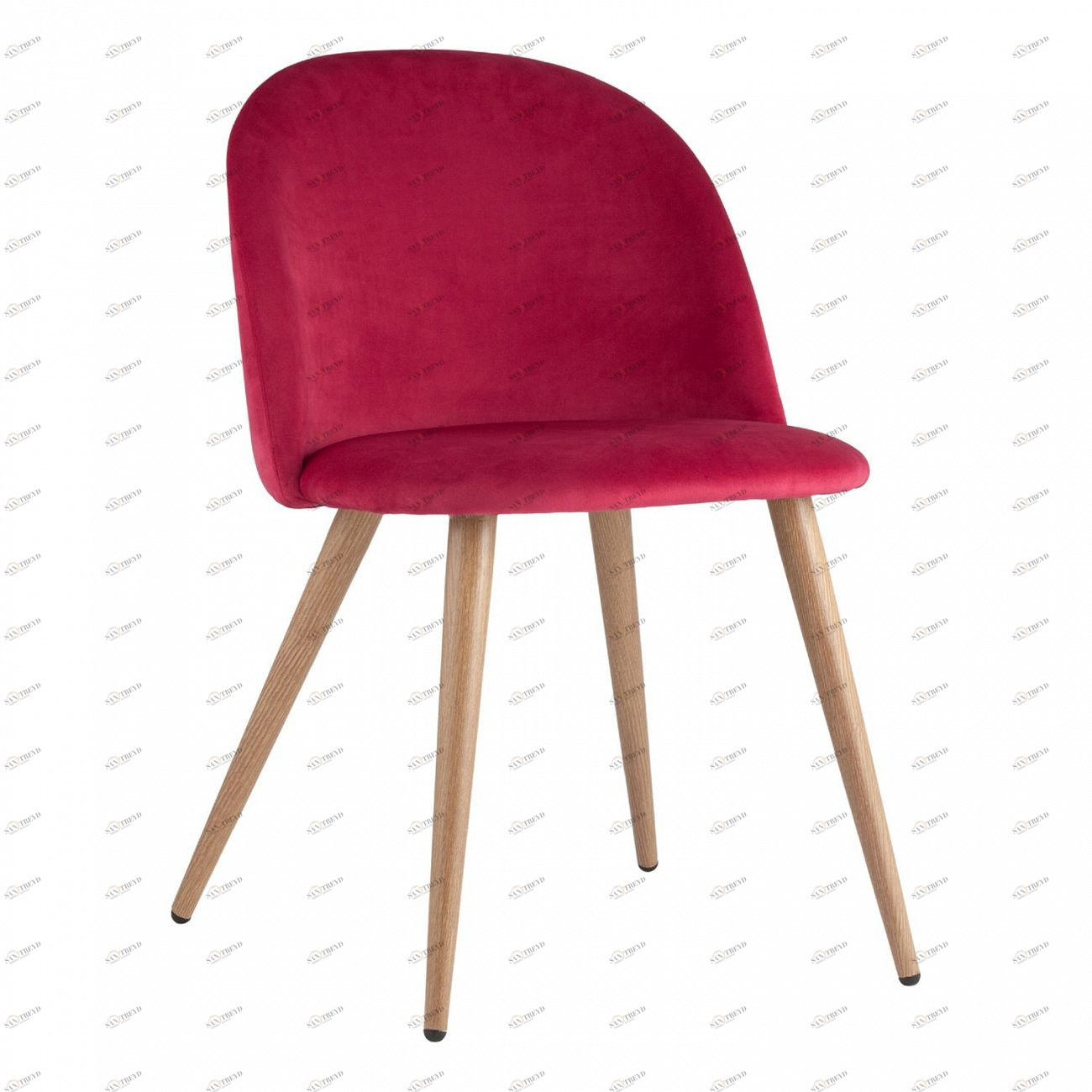 Стул с мягкой обивкой красный "Лион" STOOL GROUP ДИЗАЙНЕРСКИЕ 00-3881982 Красный 