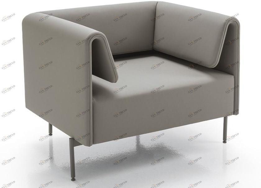 Kastel Кожаное кресло с подлокотниками Klint sun-id-1355960