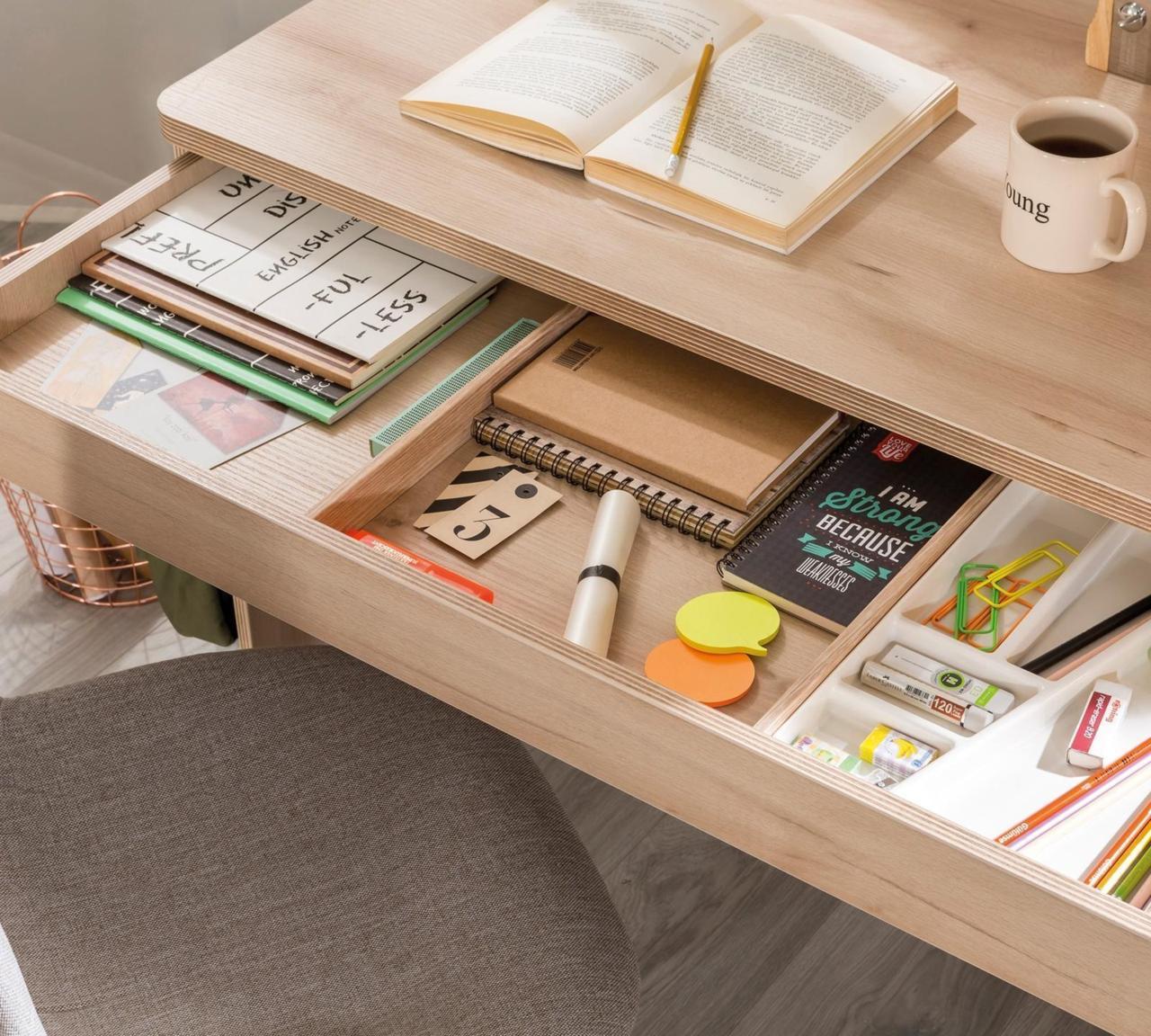 Письменный стол белый с ящиками Dynamic CILEK DYNAMIC 00-3832428 Белый;бежевый Santreyd  - Вид №6