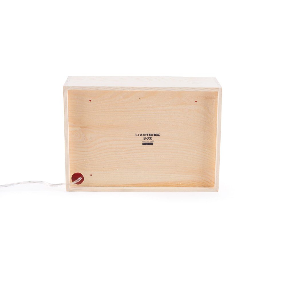 Настольная лампа 21х30 см розовая Lighthink Box 08340 SELETTI  00-3882471 Бежевый;розовый  - Вид №2