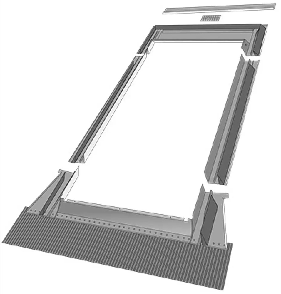 87506804 Оклад для окна Fakro EZV для FTP (CH) 55x98 см коричневый STLM-0899779