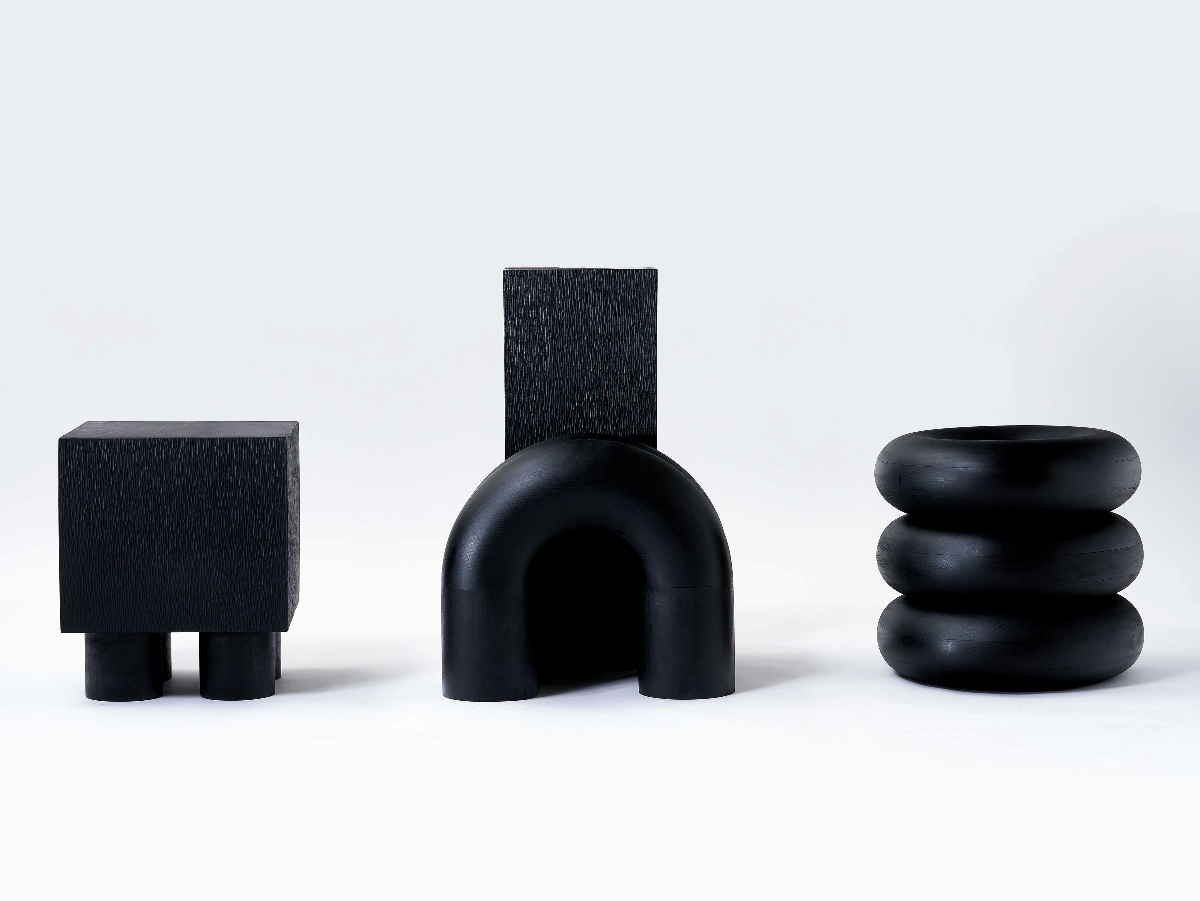 Деревянный низкий стул Movimento Gallery TIME OF ACTION 20-4 ARCH-00150709 - Вид №3