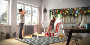 Тканевое кресло