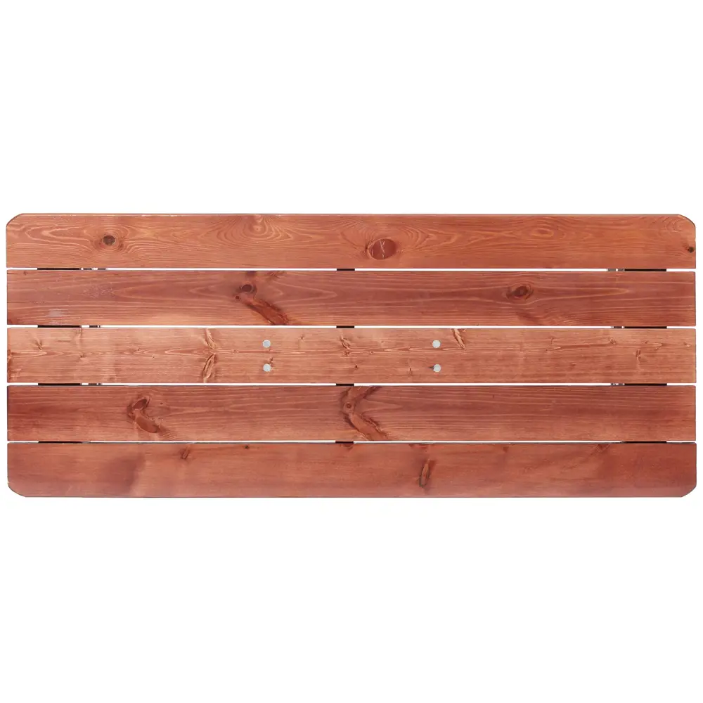 Стол садовый Naterial Тироль складной 150x60x78 см металл/дерево темно-коричневый STLM-2031511 - Вид №6