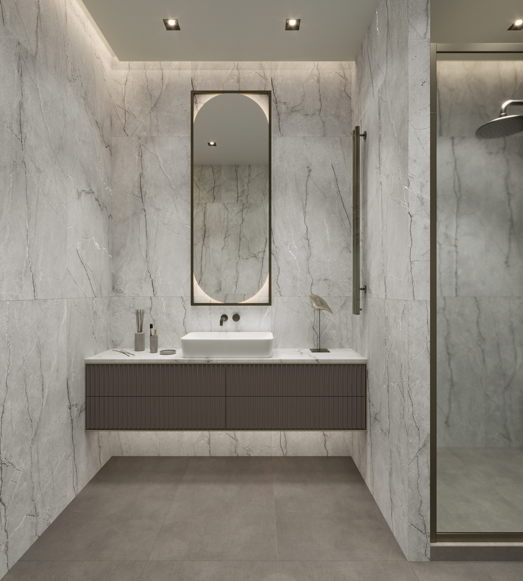Керамогранит CONDOR LIGHT GREY 60х120 Arcadia Ceramica CR4013-A