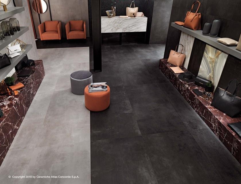 Atlas Concorde Пол из керамогранита под бетон Boost sun-id-1460894 - Вид №15