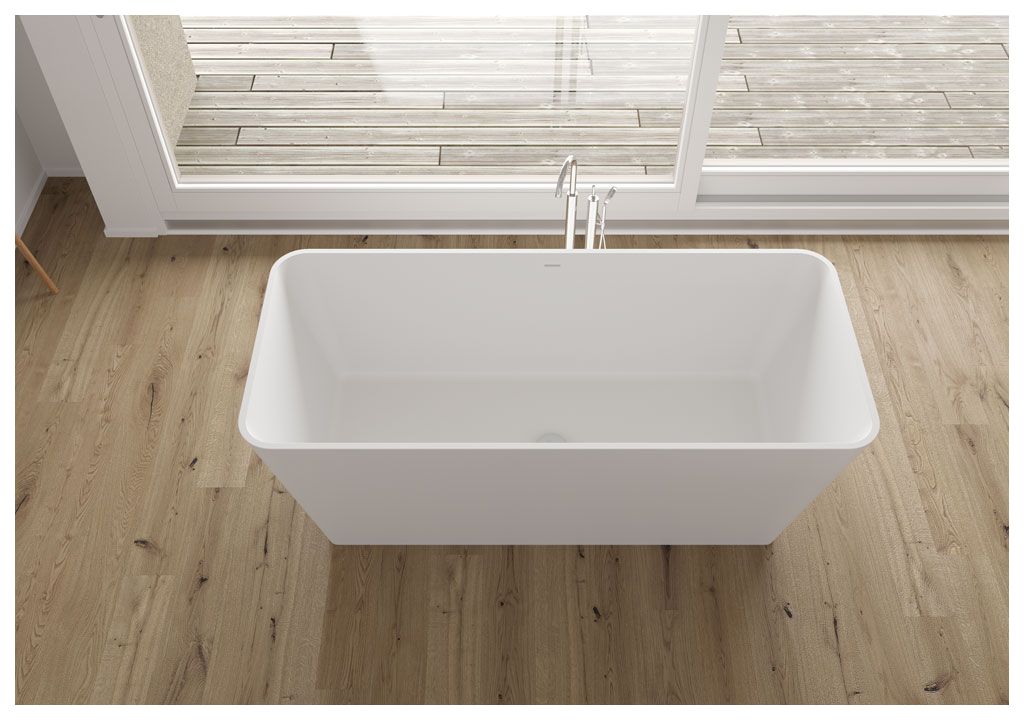 Ванна из искусственного камня Aquanet Demure TC-S03B 165x73, глянцевая TCS03B - Вид №5