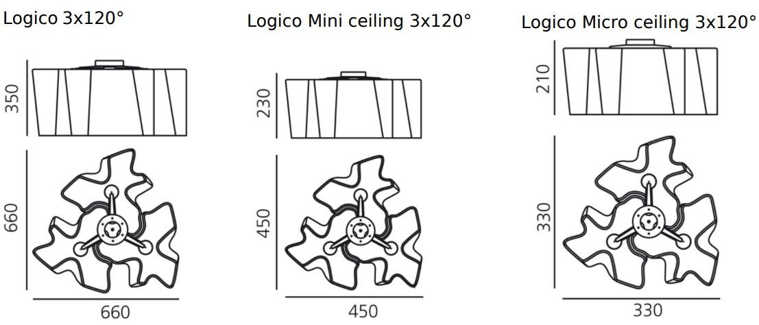 Artemide Галогенный потолочный светильник из дутого стекла Logico sun-id-1422352 - Вид №2