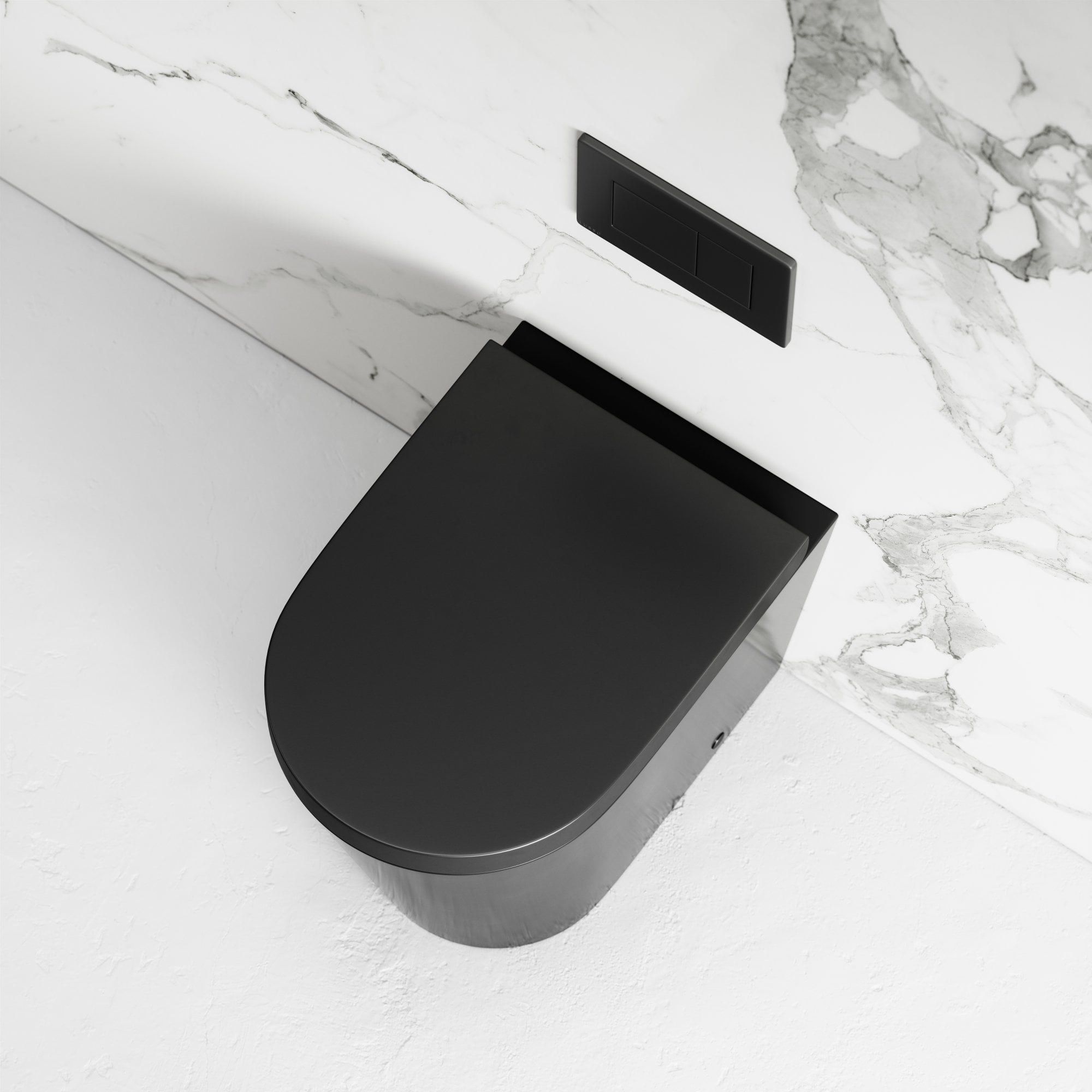 Керамический туалет без пола LUSSO NERA ARCH-00027652 - Вид №2