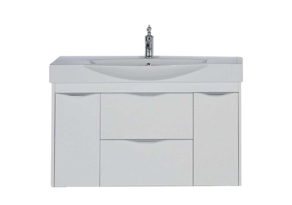 Тумба с раковиной Aquanet Франка 105 белый 0018305500182330 - Вид №3