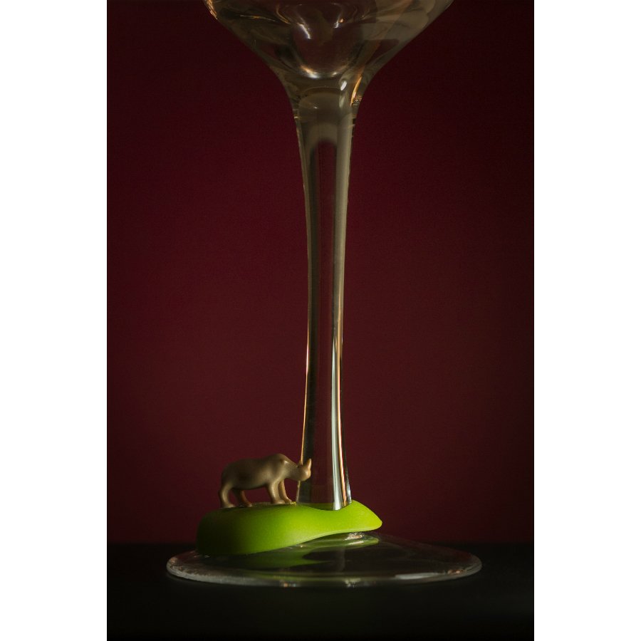 Маркеры для бокалов разноцветные Hot Wine QUALY ДИЗАЙНЕРСКИЕ 00-3880625 Бежевый;зеленый;коричневый;разноцветный  - Вид №3