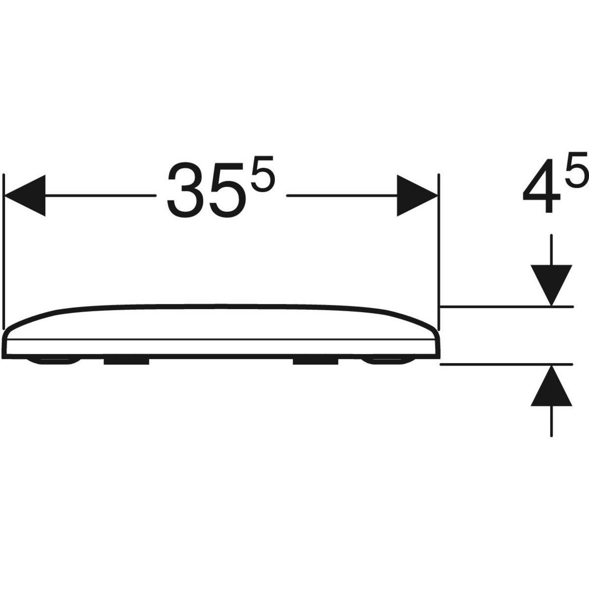 Сиденье унитаза duroplast Geberit SMYLE ARCH-00036971 - Вид №3