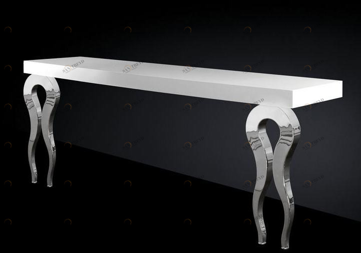 VGnewtrend Прямоугольная консоль из мдф и стали Silhouette sun-id-1496998