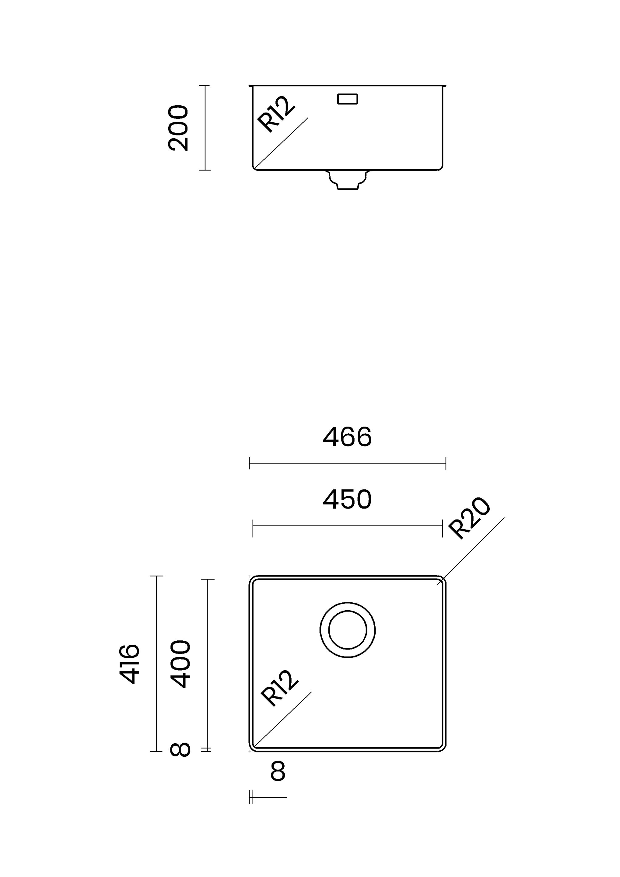 Раковина из нержавеющей стали TASCA Pura Slim ARCH-00135992 - Вид №8