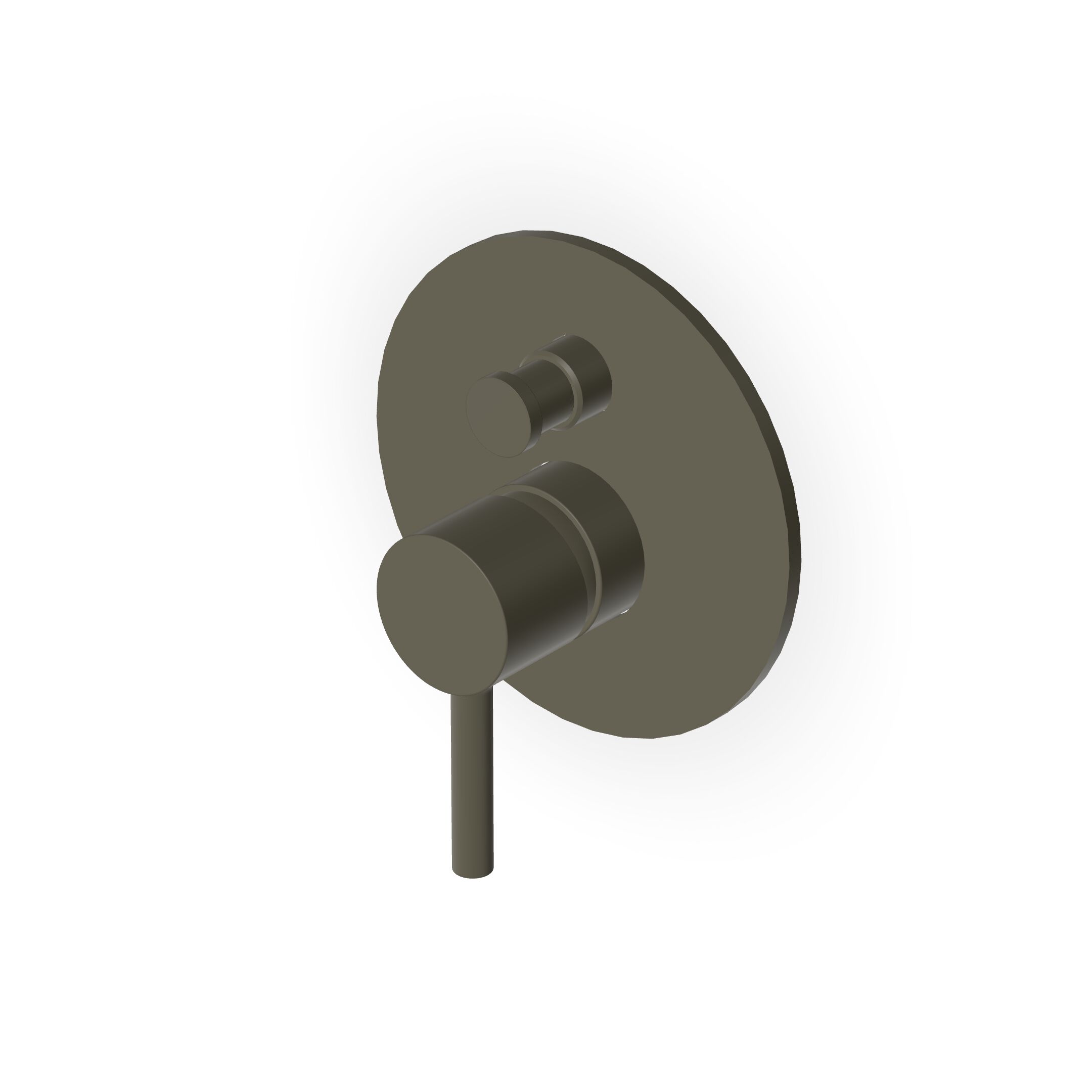 Однорычажный настенный смеситель для ванны / душа с переключателем Zucchetti Pan S ARCH-00086458 - Вид №15