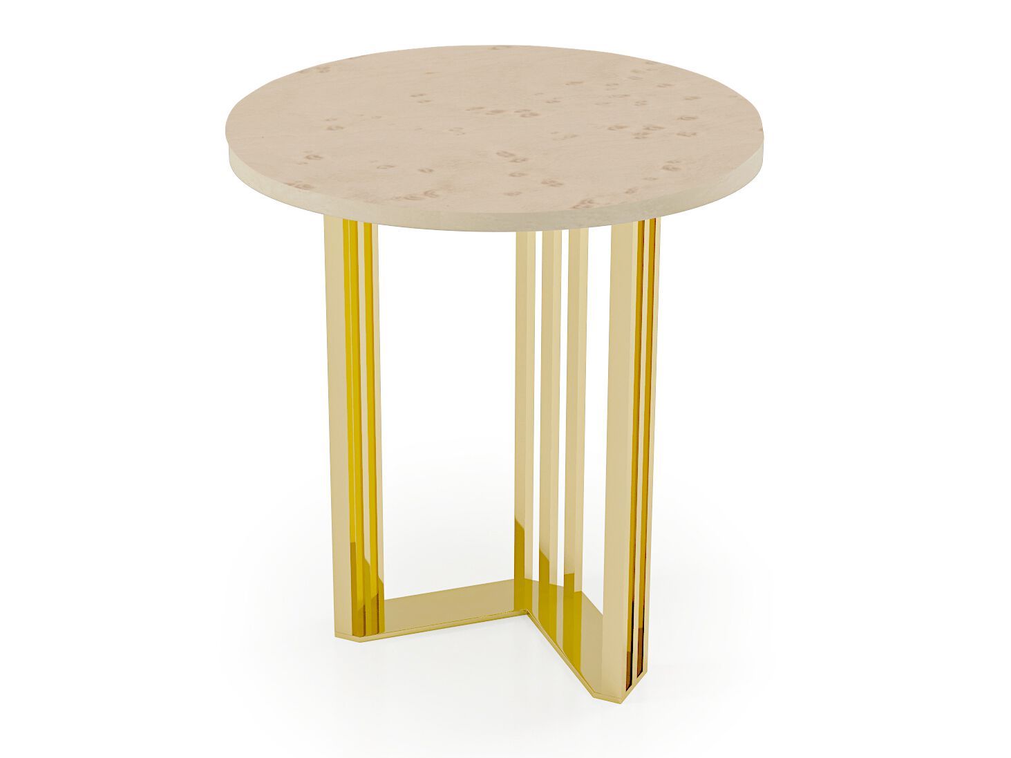 Высокий круглый мраморный журнальный столик Bizzotto Italia Symphony-Infinity ARCH-00101333