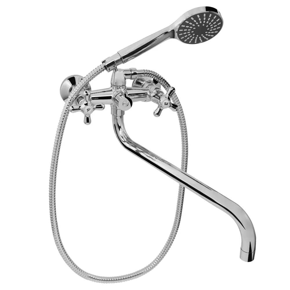 Смеситель для ванны Louise LK-12 с лейкой и шлангом 86304097 Santreyd STLM-1580130