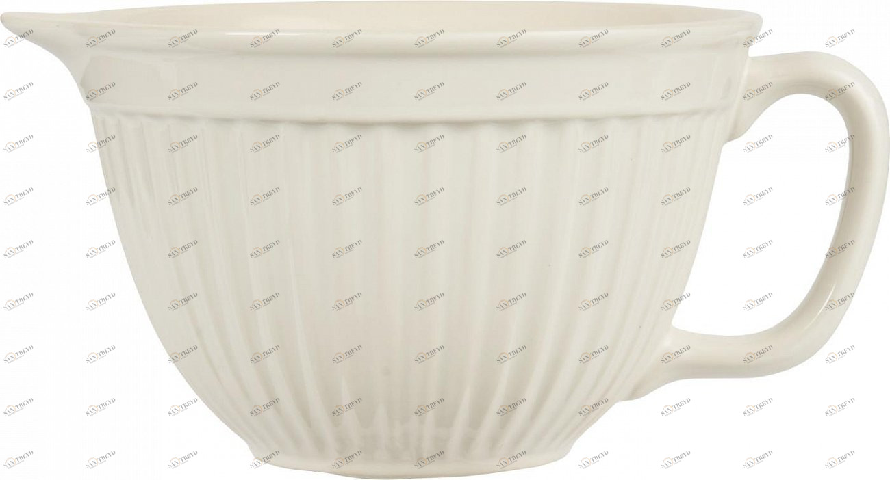 Чаша керамическая для теста 1,5 л кремовая Mynte Butter Cream IB LAURSEN ДИЗАЙНЕРСКИЕ 00-3950309 Бежевый 