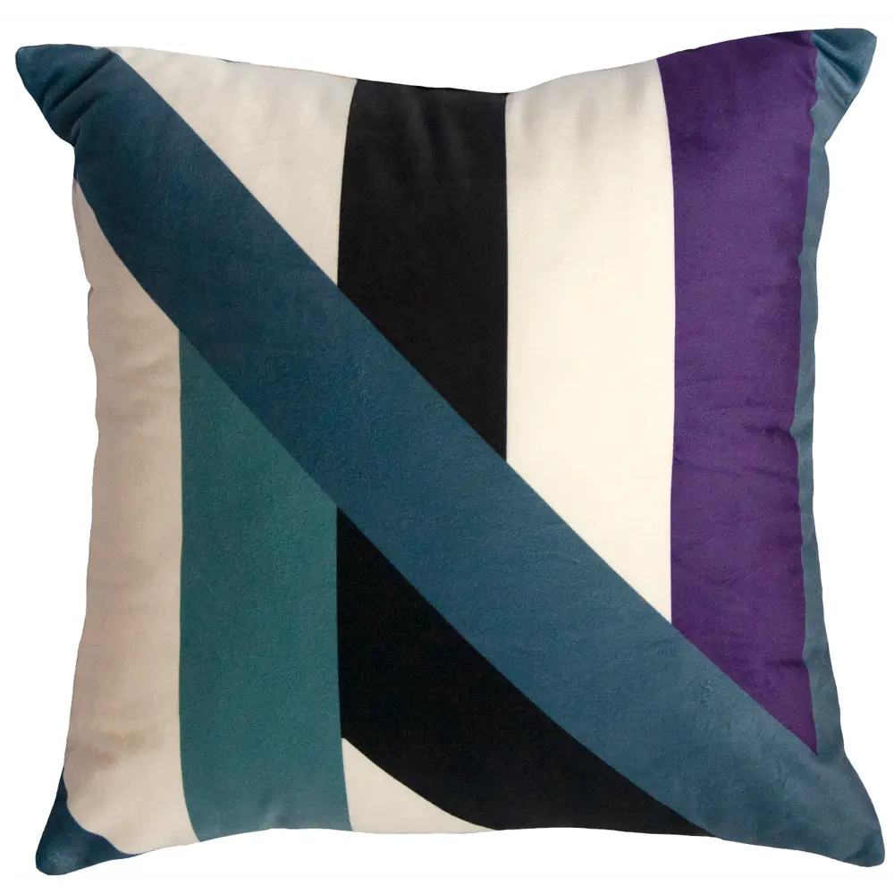 Подушка Геометрия 40x40 см цвет синий SEASONS STLM-2017682