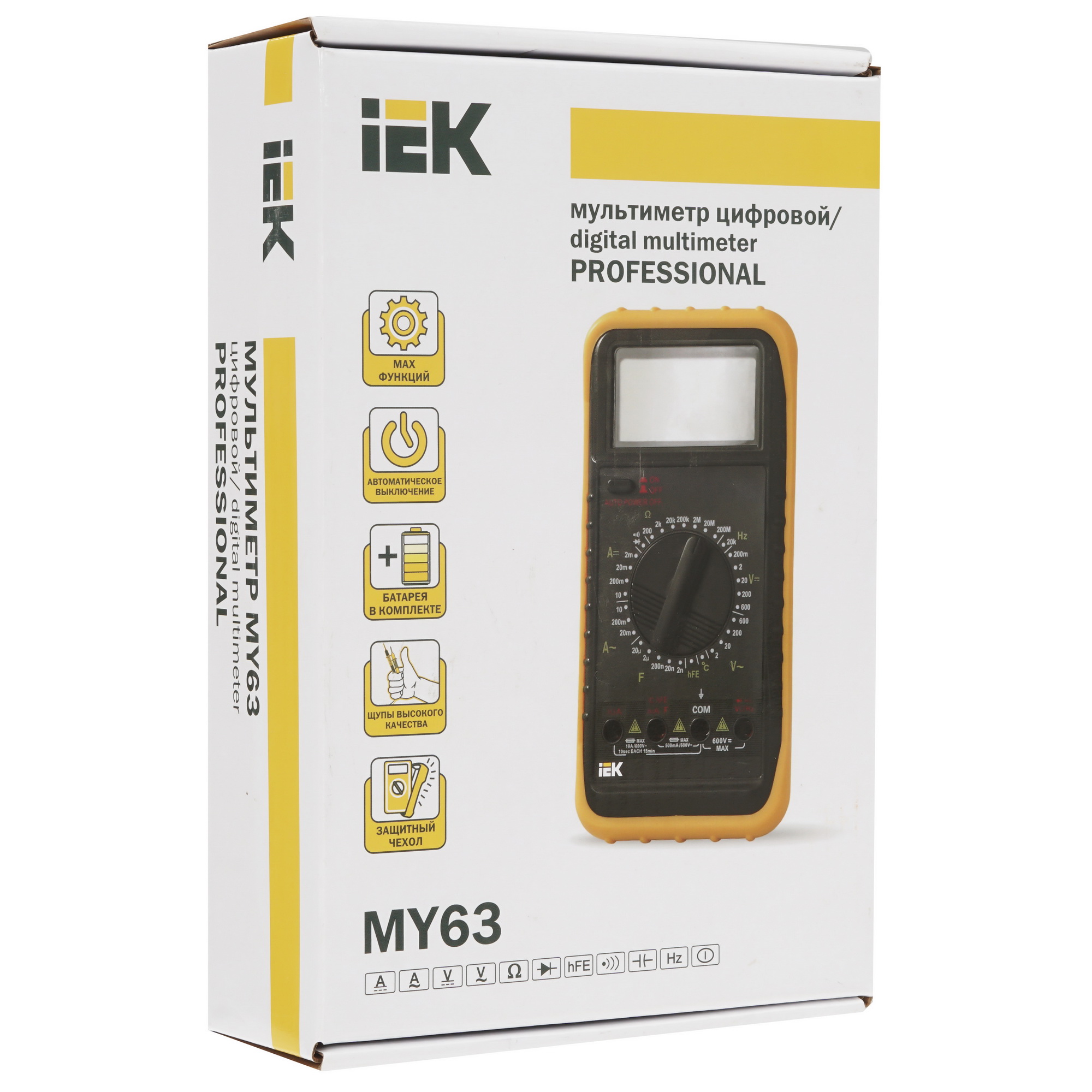 Мультиметр IEK Professional MY63 5302030 STDN-0120484 - Вид №7