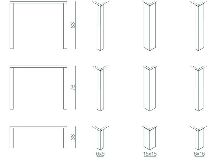 Bedont Стол из шпонированной древесины sun-id-1506555 - Вид №4