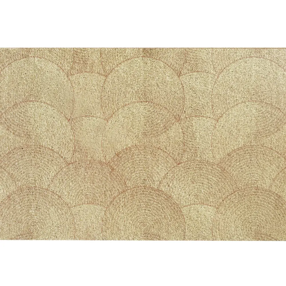 Коврик грязезащитный Jute ПВХ 60x90 см цвет бело-бежевый 89439201 STLM-2009857 Santreyd 