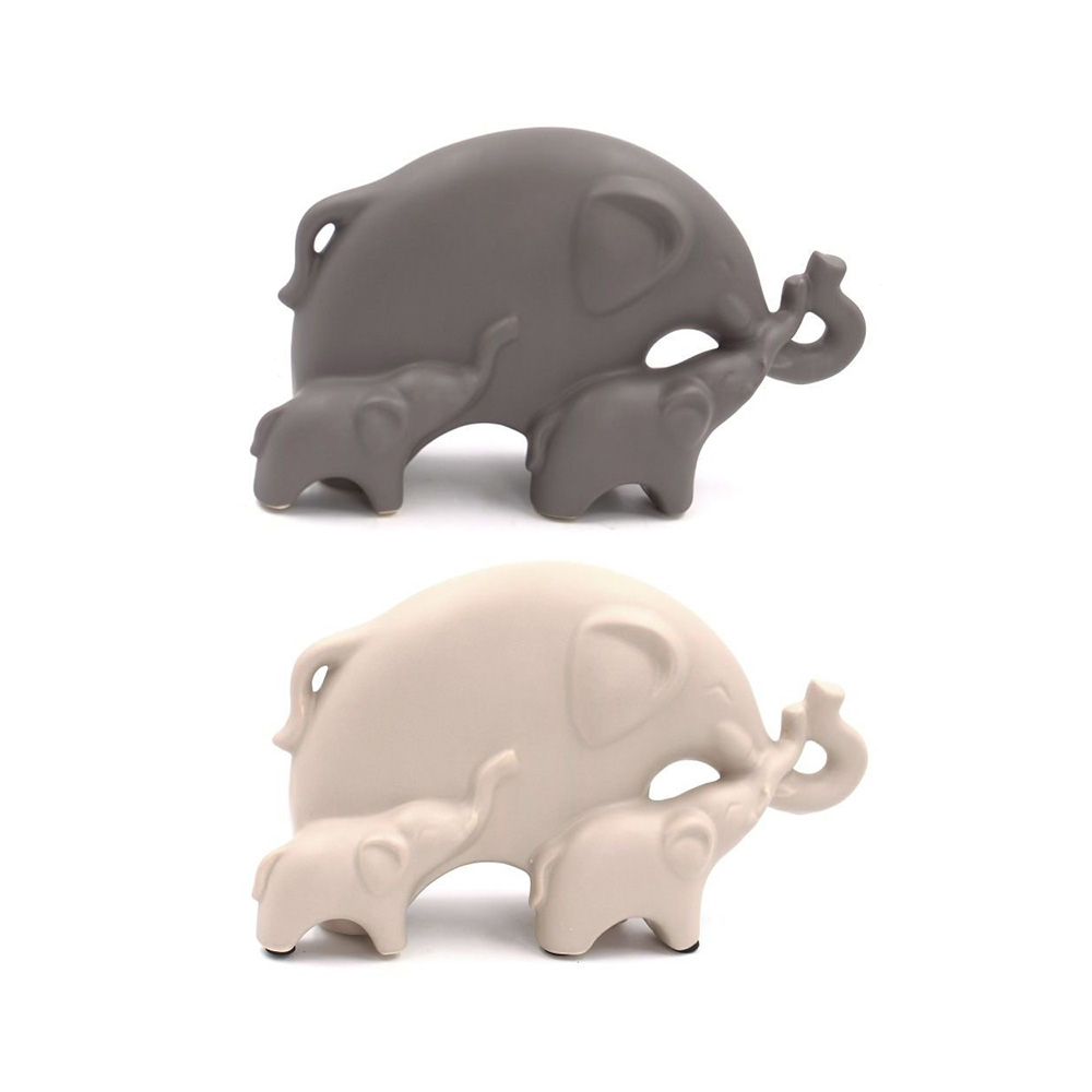 266538 Фигурка декоративная "Слоны" 21 х 7 х 13 см РЕМЕКО 