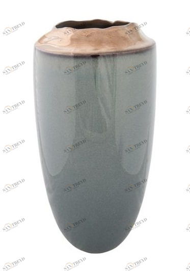 Ваза большая 43 см "Нефрит" UNICO ДИЗАЙНЕРСКИЕ 255416 Синий 