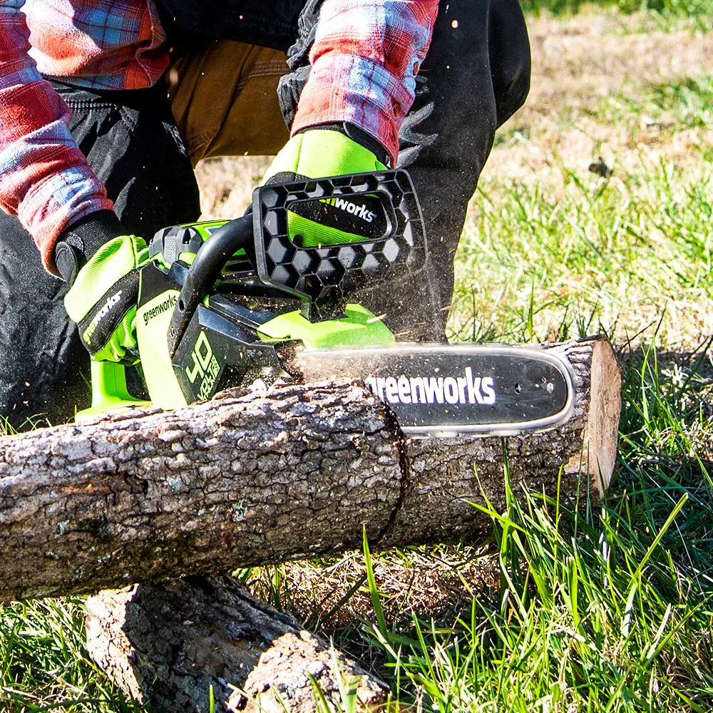 Аккумуляторная пила Greenworks 40V с шиной 35 см - компактная мощность для сада и леса 86837016 STLM-0071914 - Вид №11