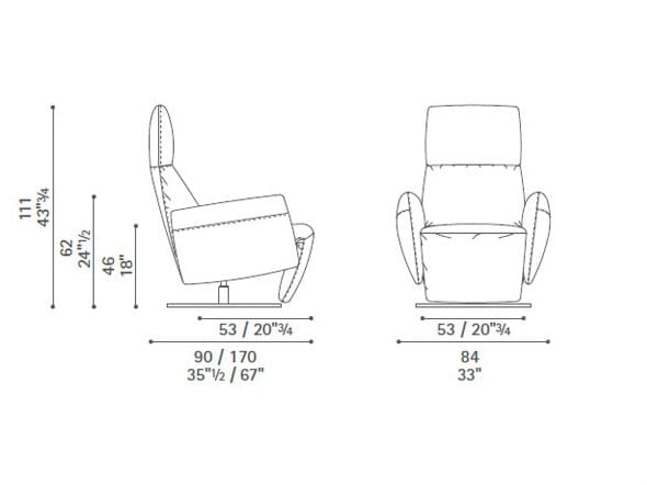 Кресло Poltrona Frau коллекция-диваны и кресла ARCH-00116810 - Вид №4